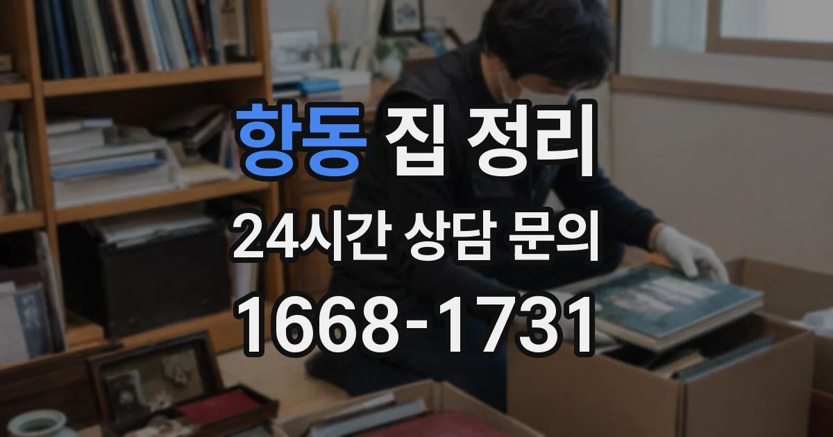 항동 집 정리
