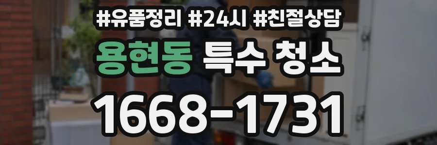 용현동 특수 청소