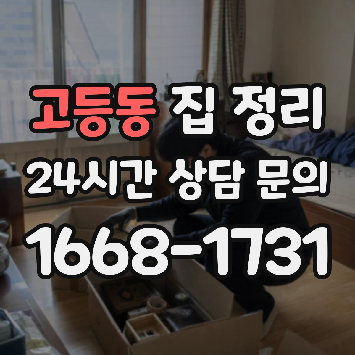 고등동 집 정리