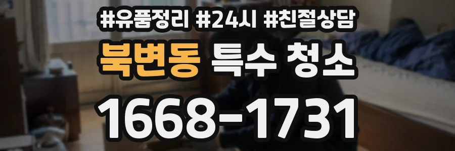 북변동 특수 청소