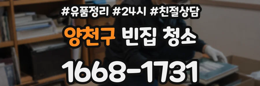 양천구 빈집 청소
