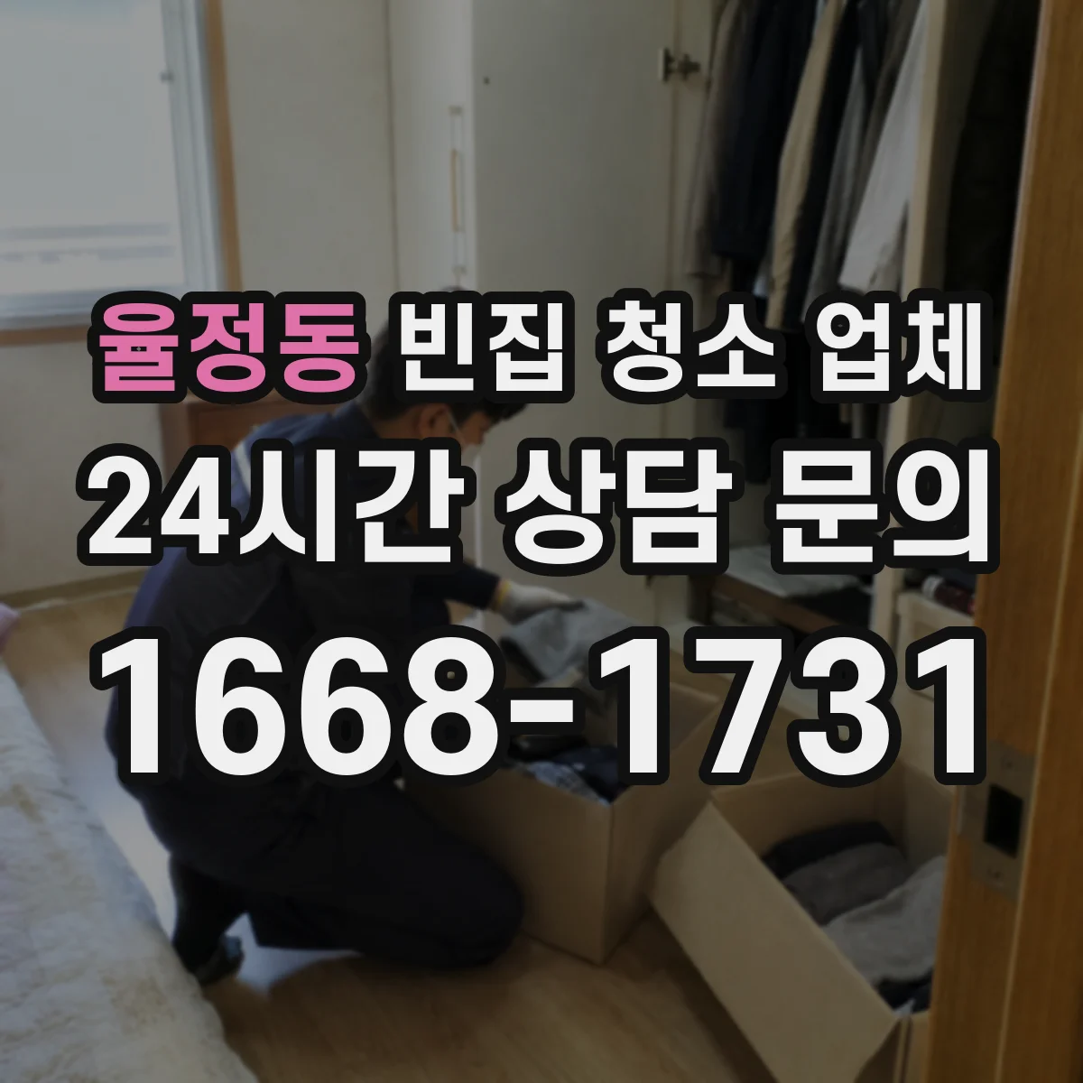 율정동 빈집 청소 업체
