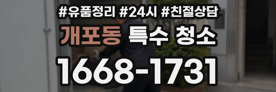 개포동 특수 청소