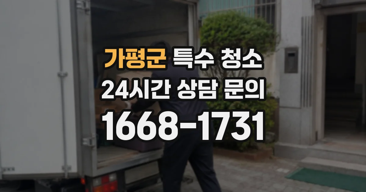 가평군 특수 청소