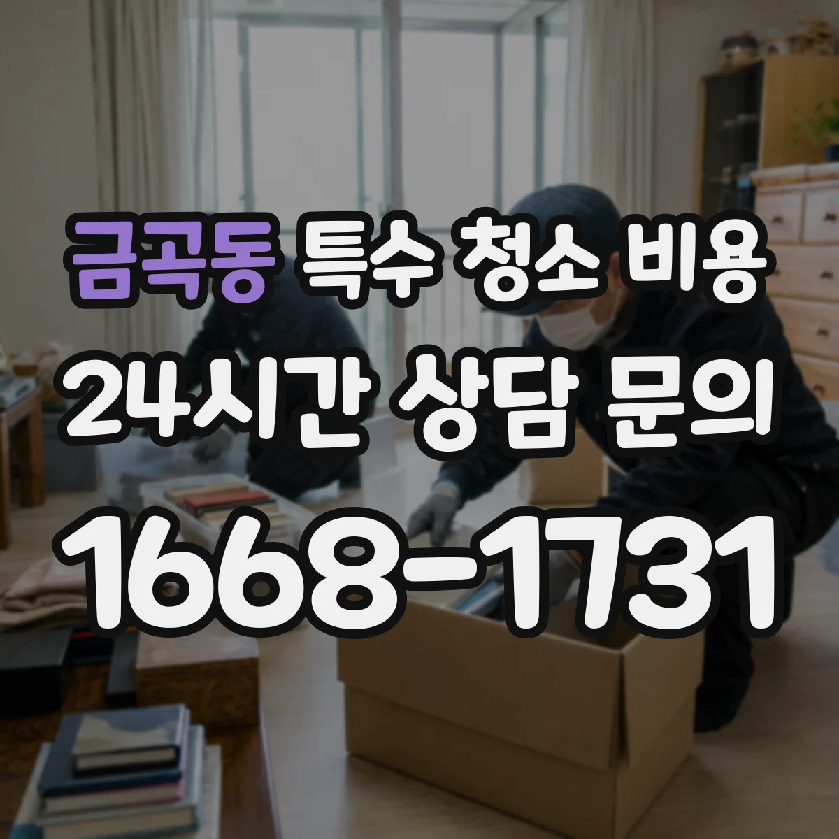 금곡동 특수 청소 비용