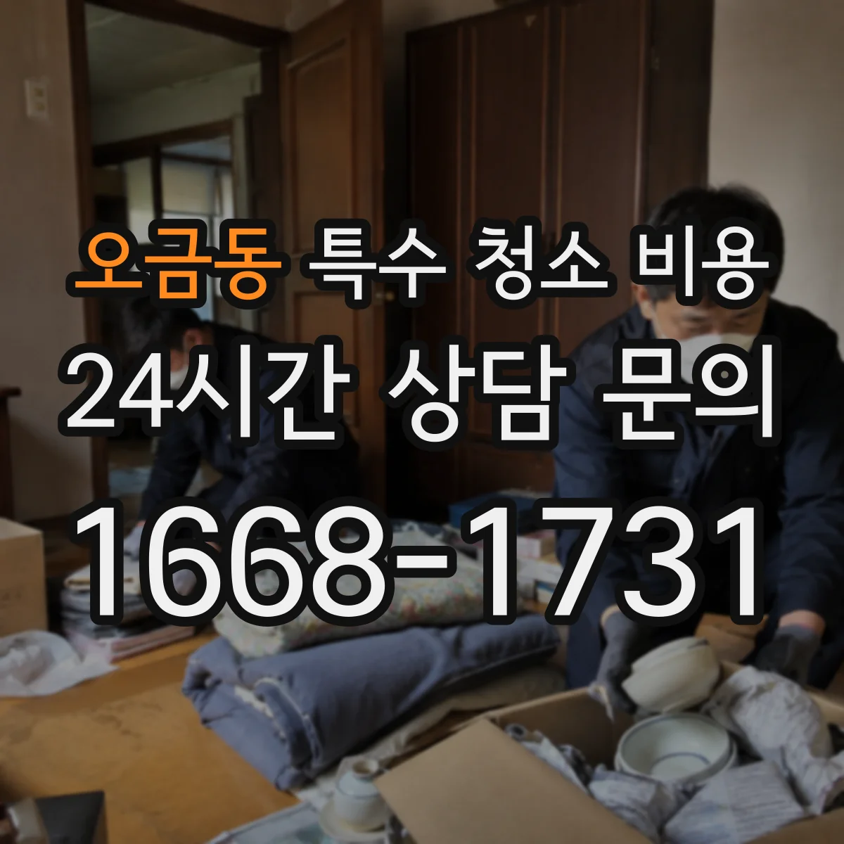 오금동 특수 청소 비용