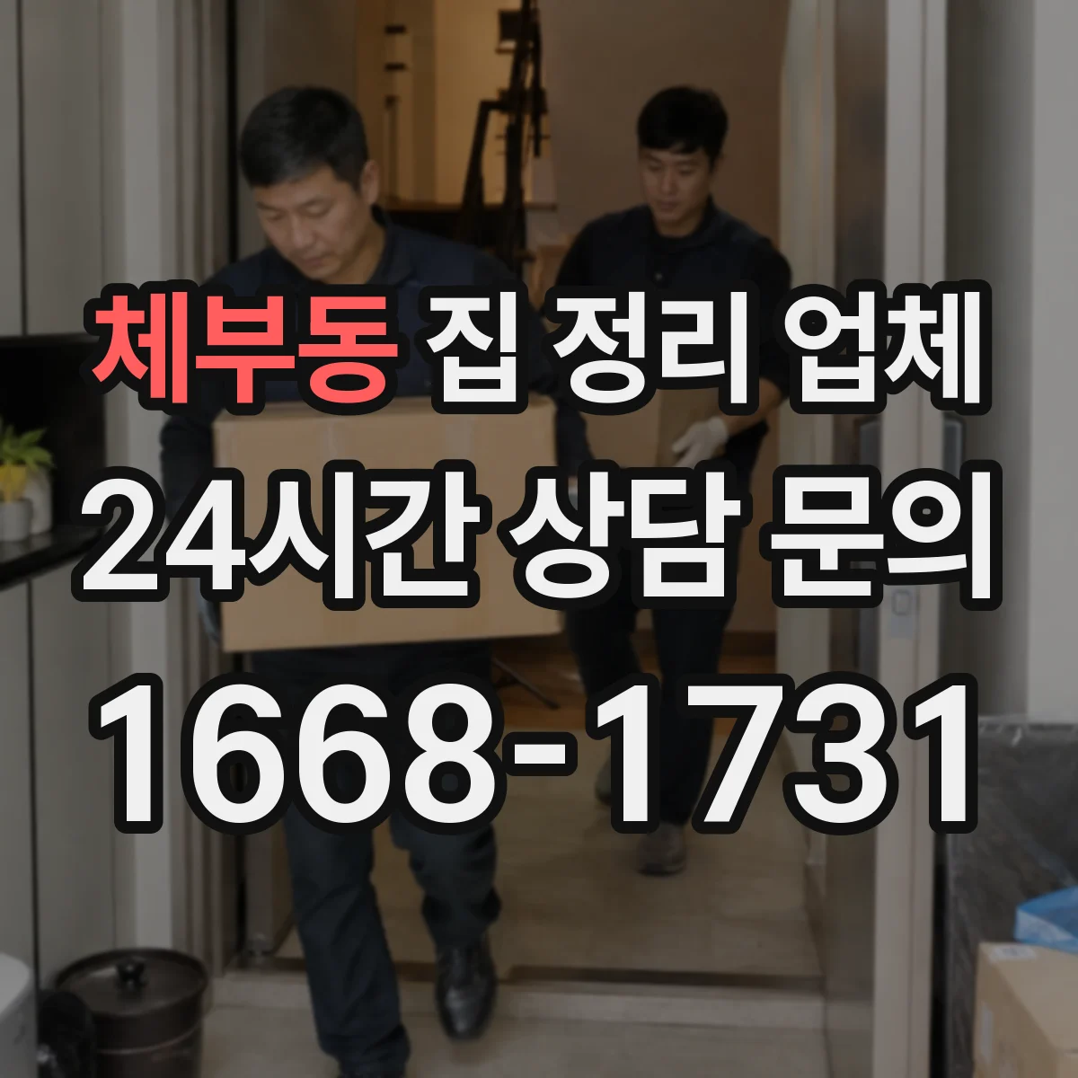 체부동 집 정리 업체 리빙짐·이사 짐 정리도 맡길 수 있을까