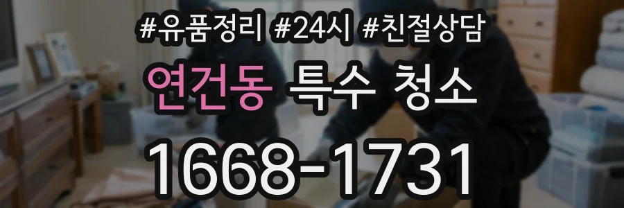 연건동 특수 청소