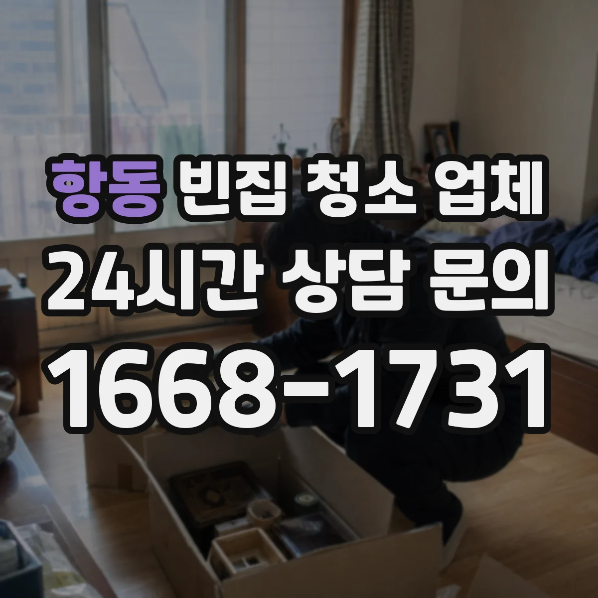 항동 빈집 청소 업체