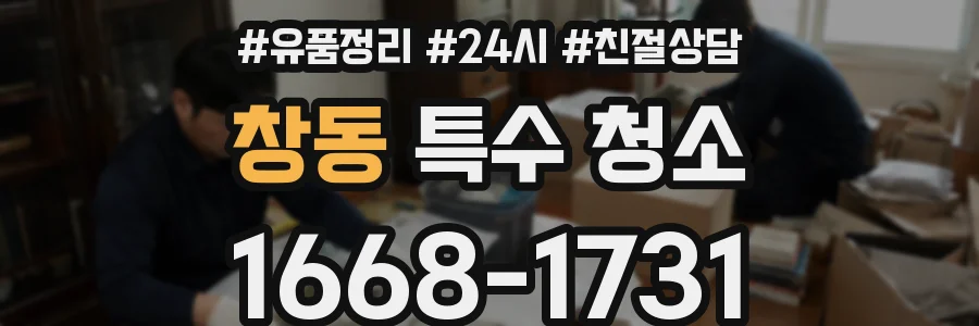 창동 특수 청소