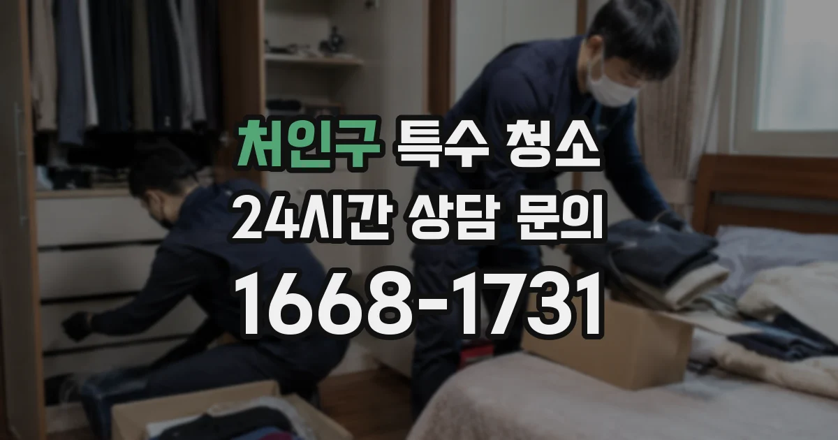 처인구 특수 청소