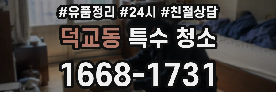 덕교동 특수 청소