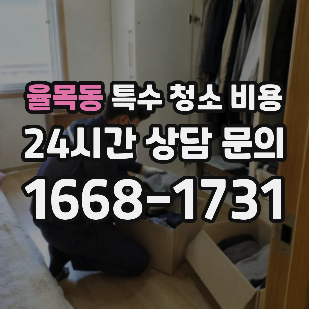율목동 특수 청소 비용