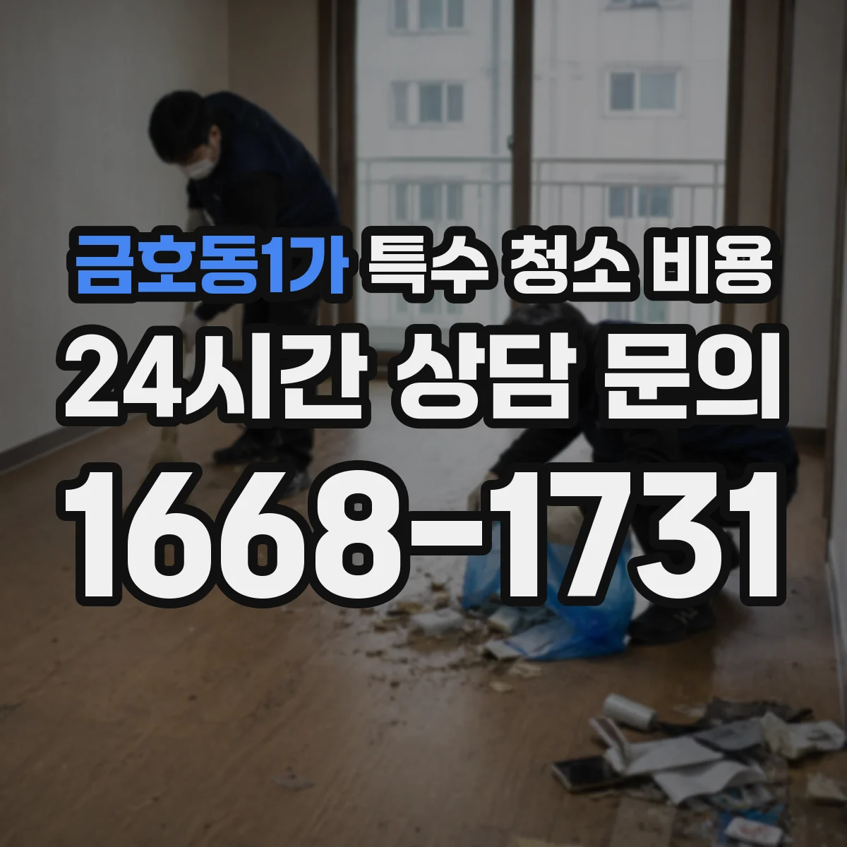 금호동1가 특수 청소 비용