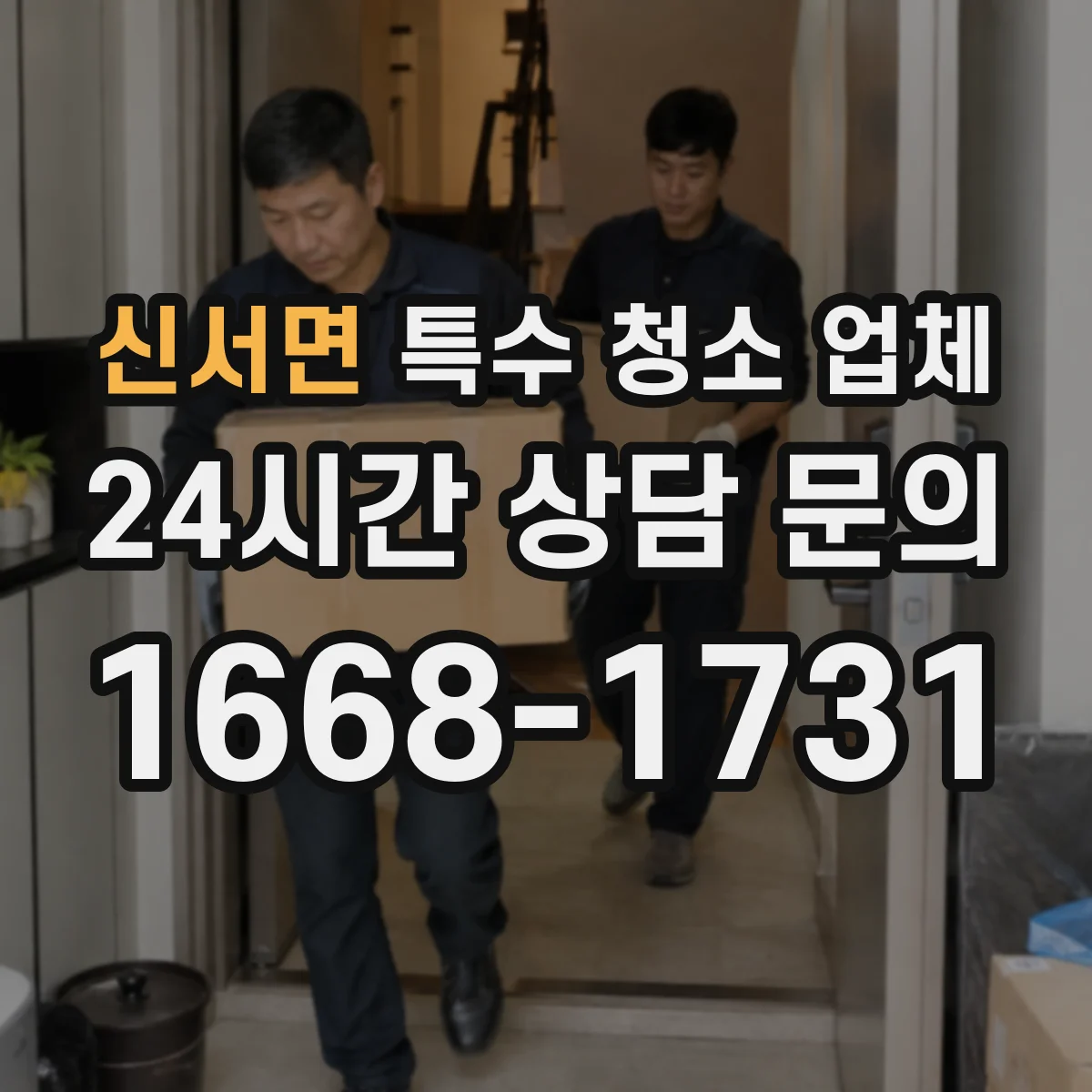 신서면 특수 청소 업체