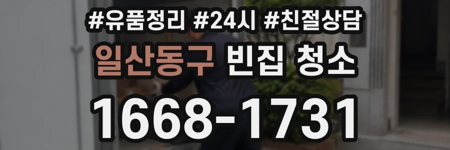 일산동구 빈집 청소