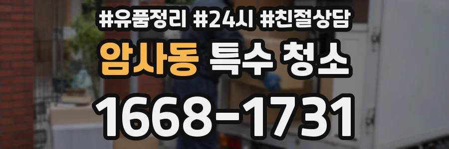 암사동 특수 청소