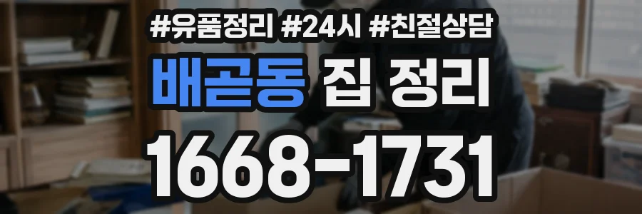 배곧동 집 정리