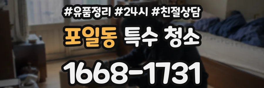 포일동 특수 청소