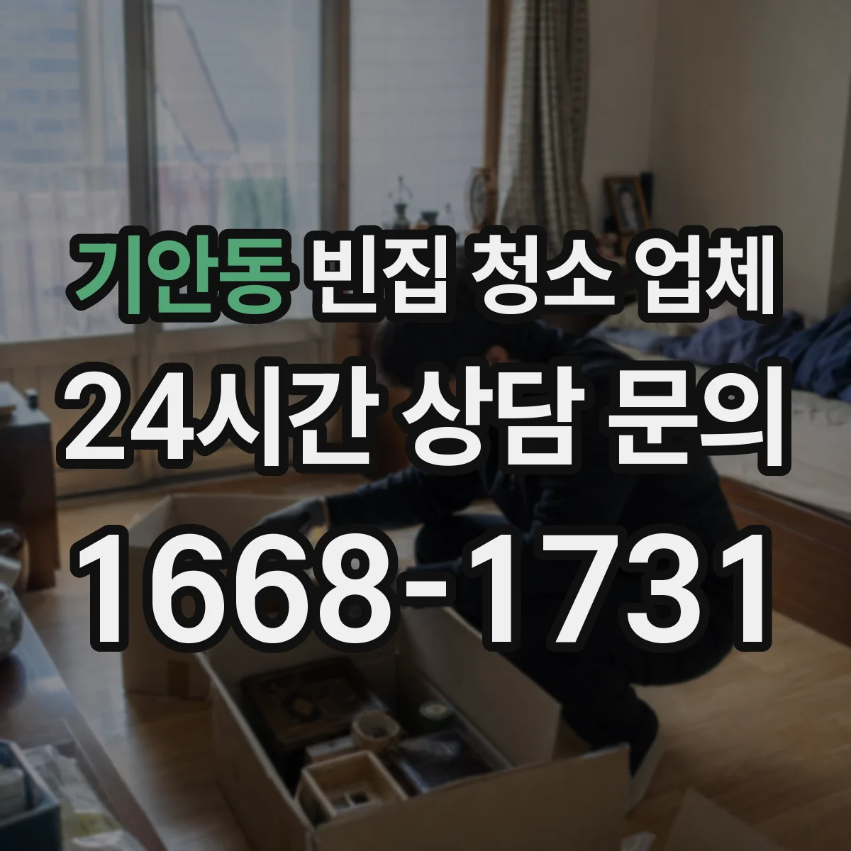 기안동 빈집 청소 업체