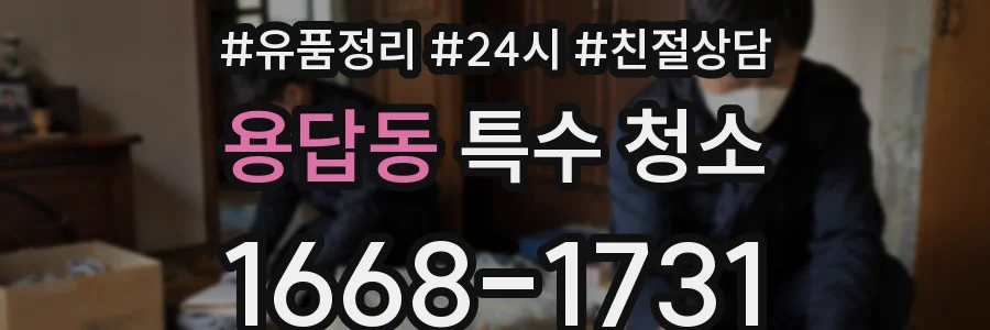 용답동 특수 청소