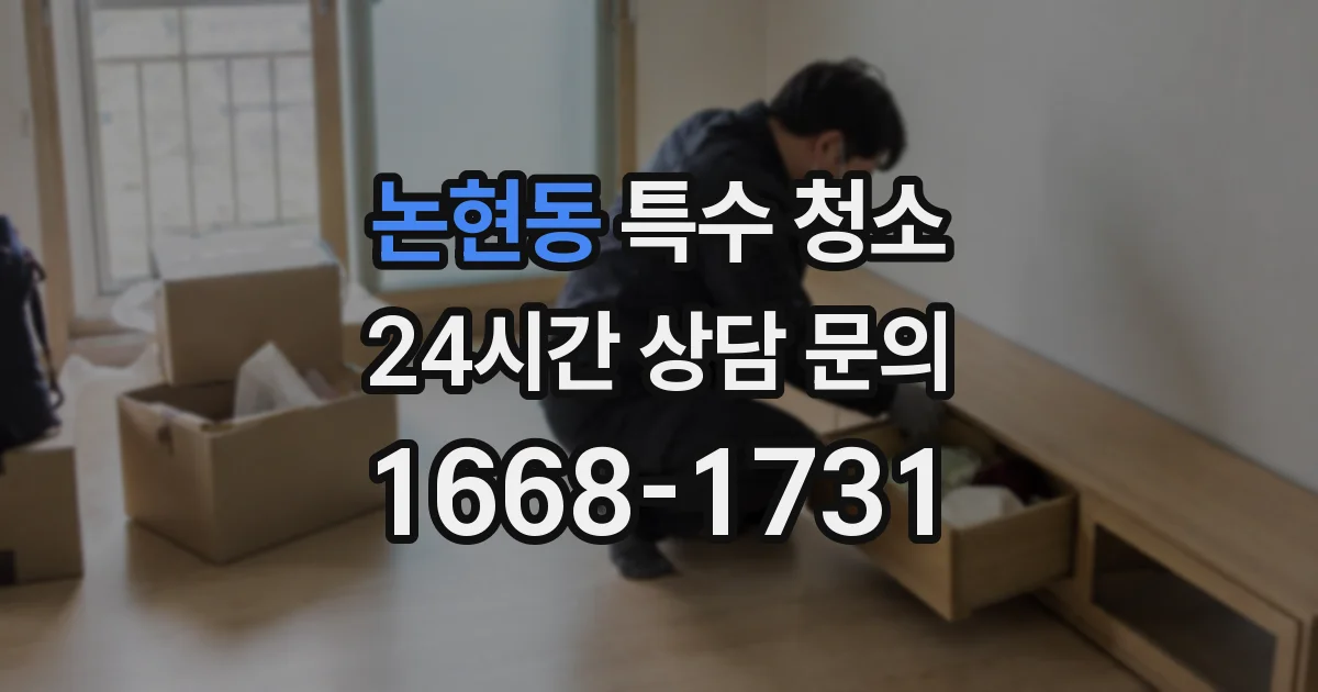 논현동 특수 청소