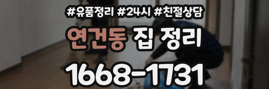 연건동 집 정리