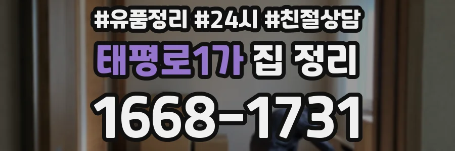 태평로1가 집 정리