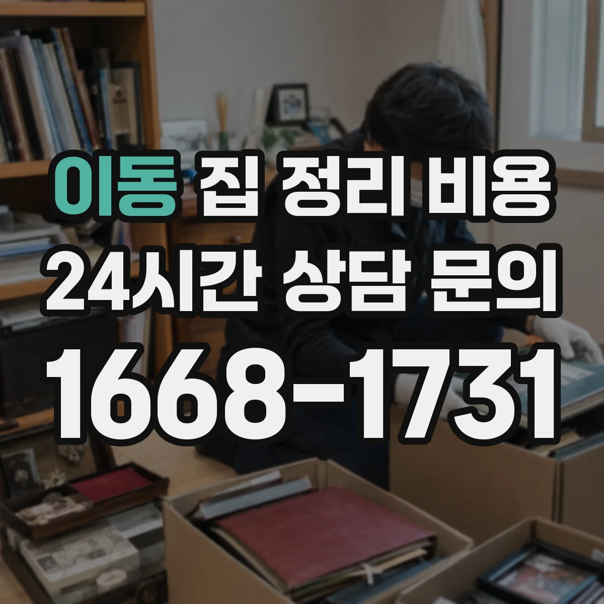 이동 집 정리 비용