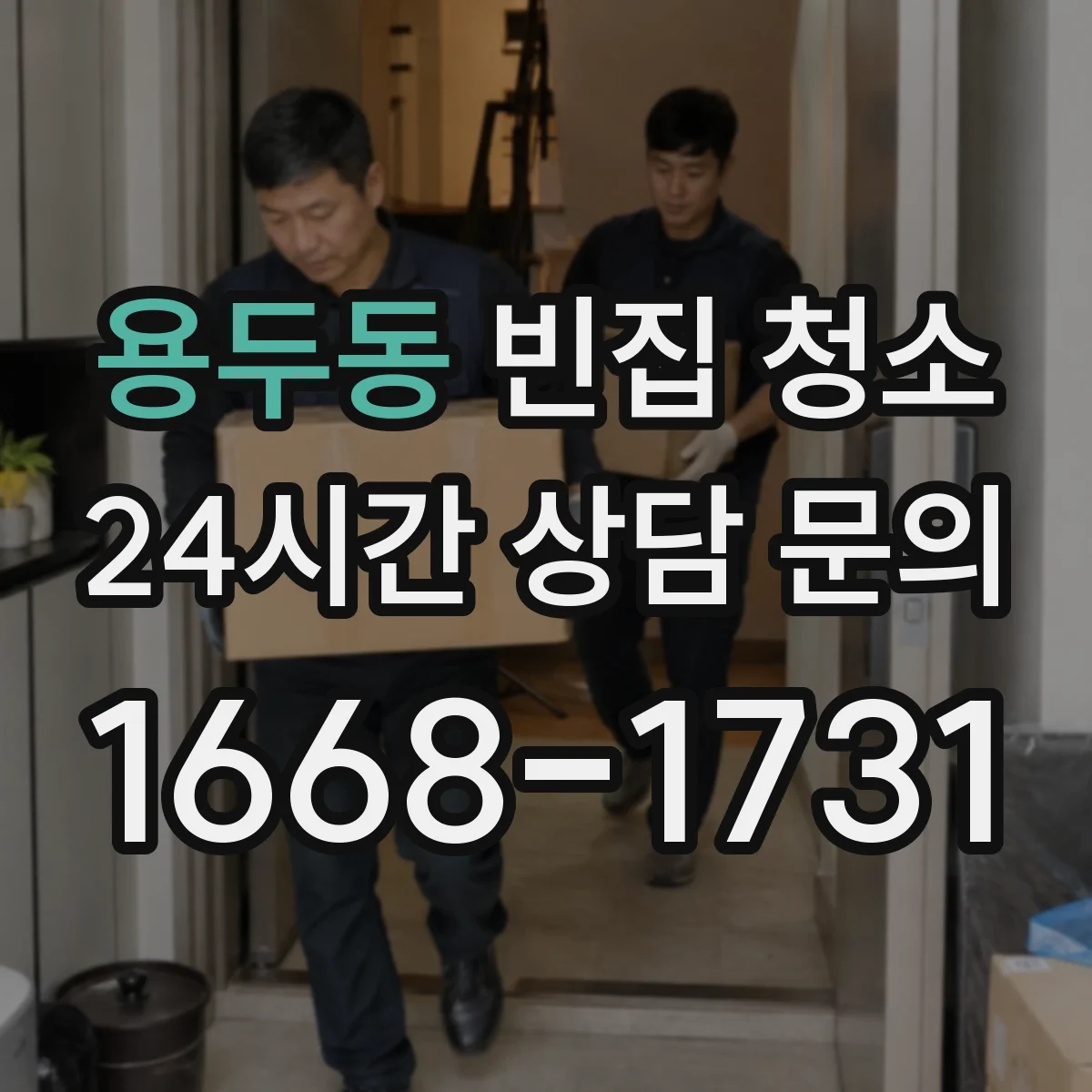 용두동 빈집 청소