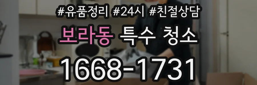 보라동 특수 청소