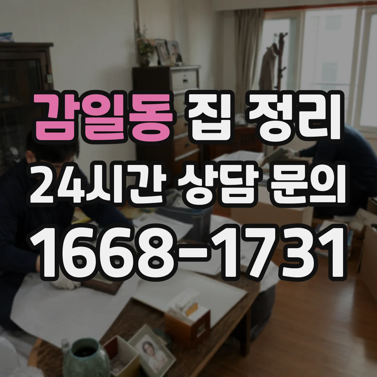 감일동 집 정리