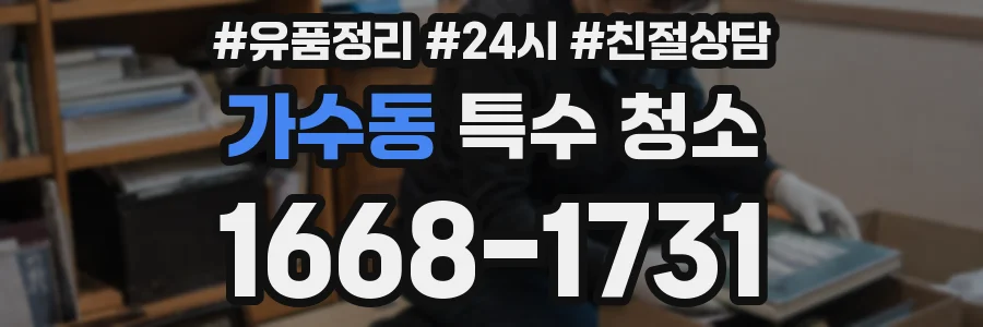 가수동 특수 청소