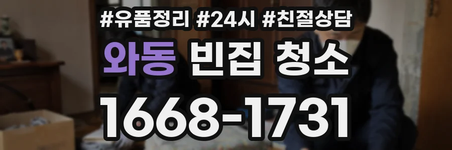 와동 빈집 청소