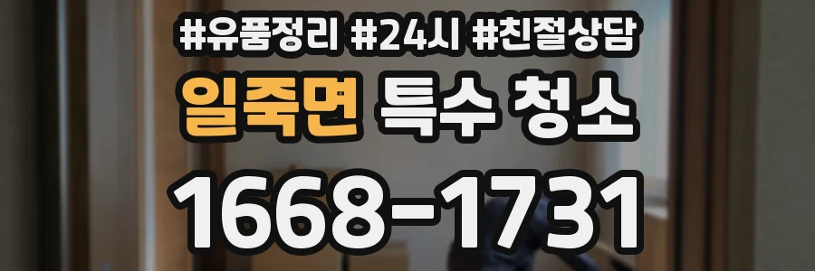 일죽면 특수 청소