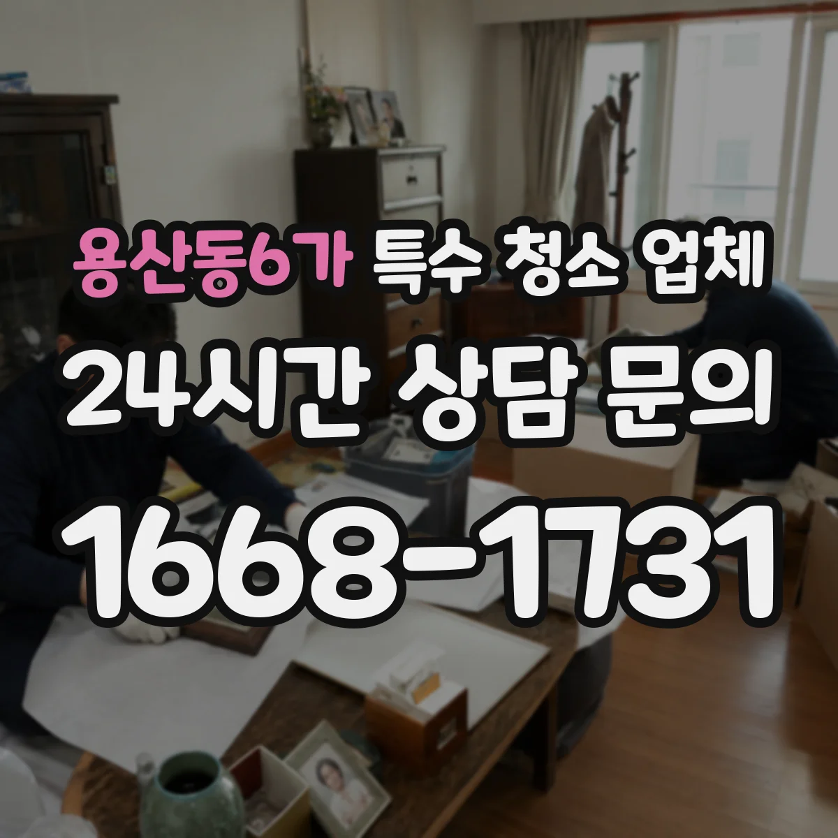 용산동6가 특수 청소 업체