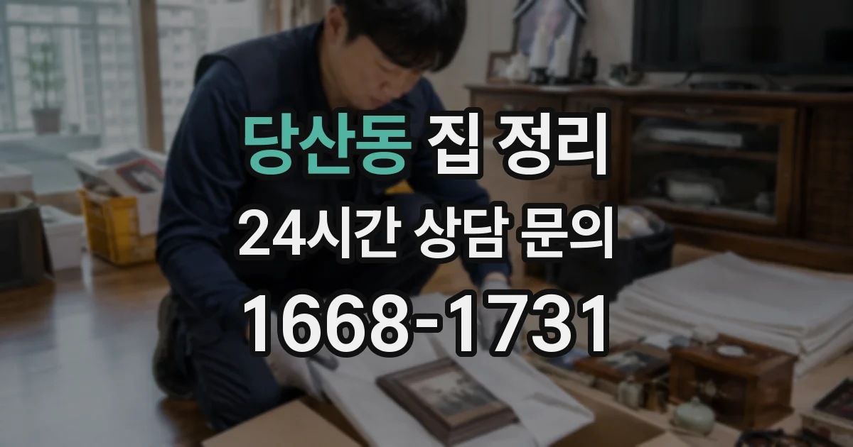 당산동 집 정리
