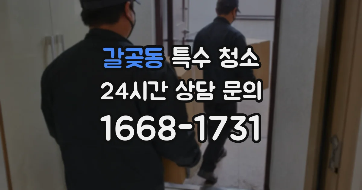 갈곶동 특수 청소