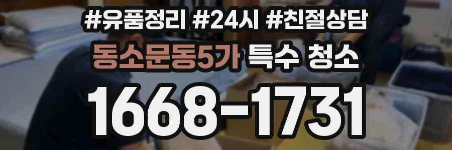 동소문동5가 특수 청소