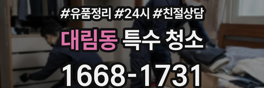 대림동 특수 청소