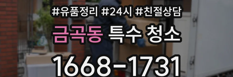 금곡동 특수 청소