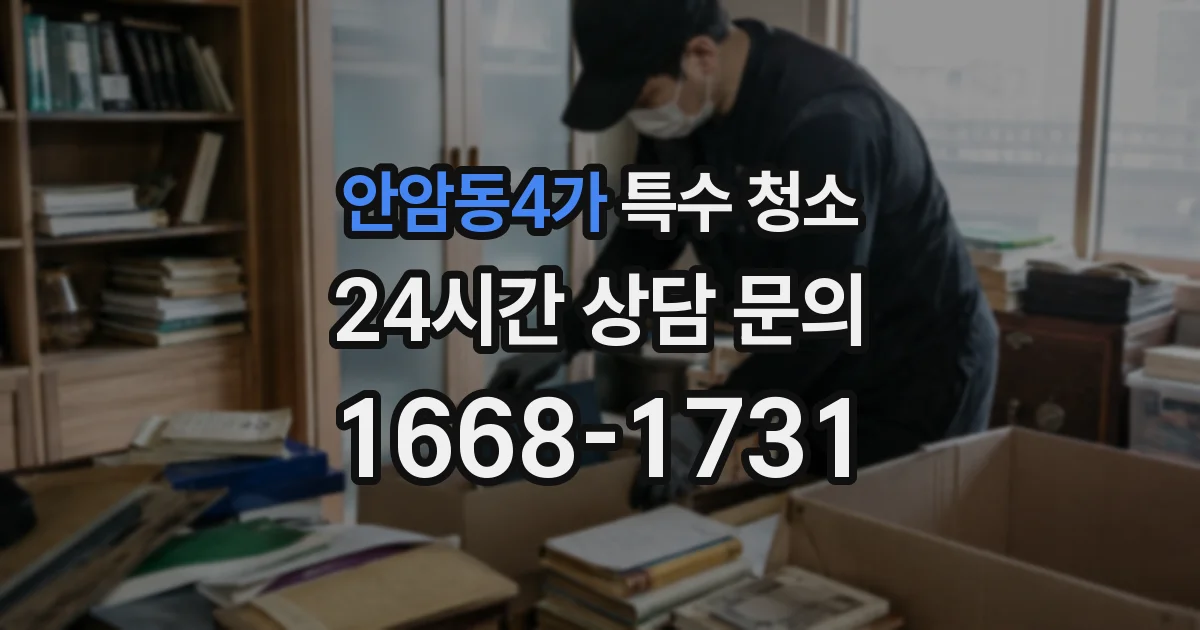안암동4가 특수 청소