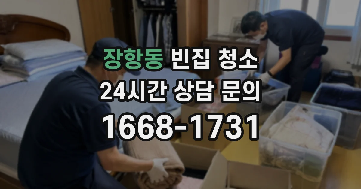 장항동 빈집 청소