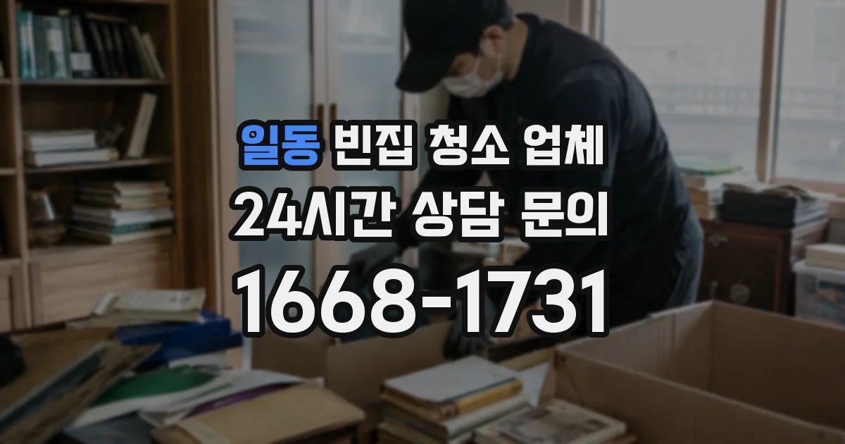 일동 빈집 청소 업체