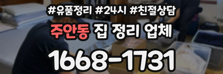 주안동 집 정리 업체