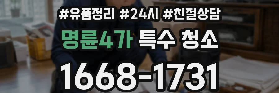 명륜4가 특수 청소