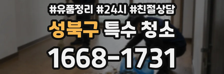 성북구 특수 청소