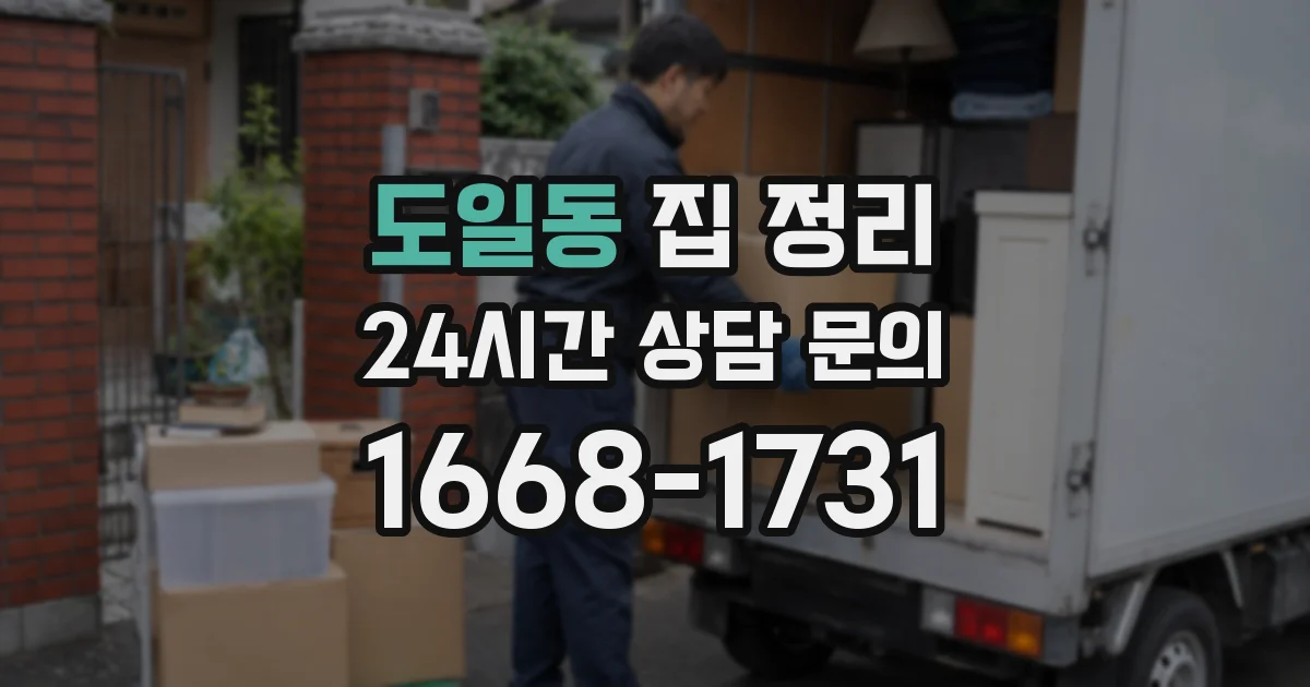 도일동 집 정리
