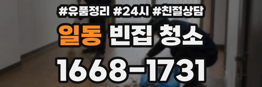 일동 빈집 청소