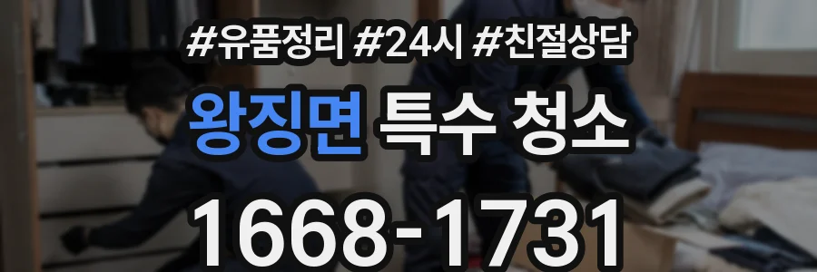 왕징면 특수 청소
